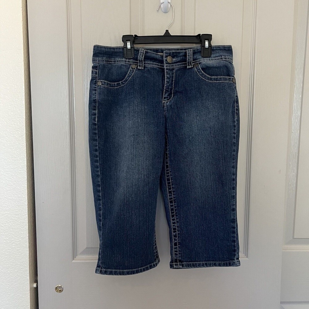 Nine West Vintage America Stretch Denim Bermuda Shorts Women's Size 8/29